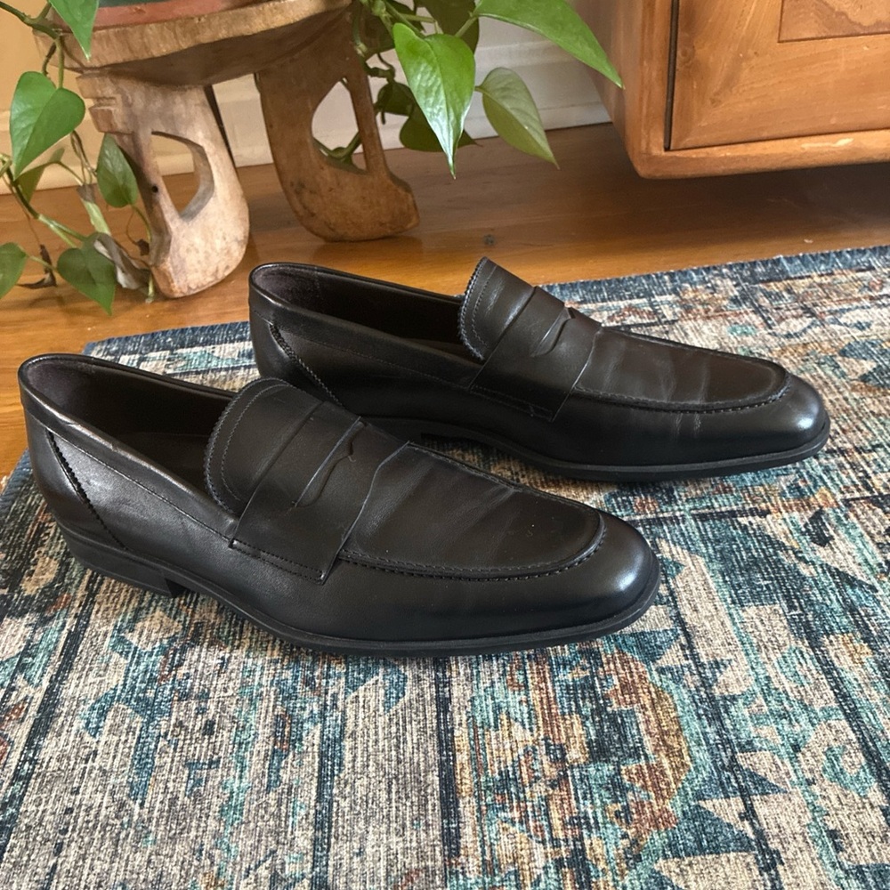 Bruno Magli Fernando penny loafer black size 11